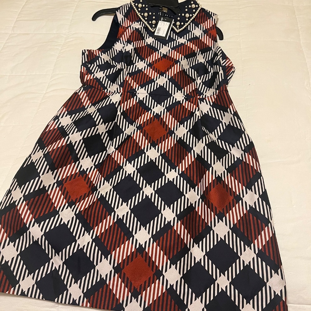 Kate Spade_Jumbo Plaid Dress - Picture 2 of 7